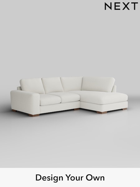 Chunky Texture/Oyster Houghton Deep Relaxed Sit (W42605) | £2,150