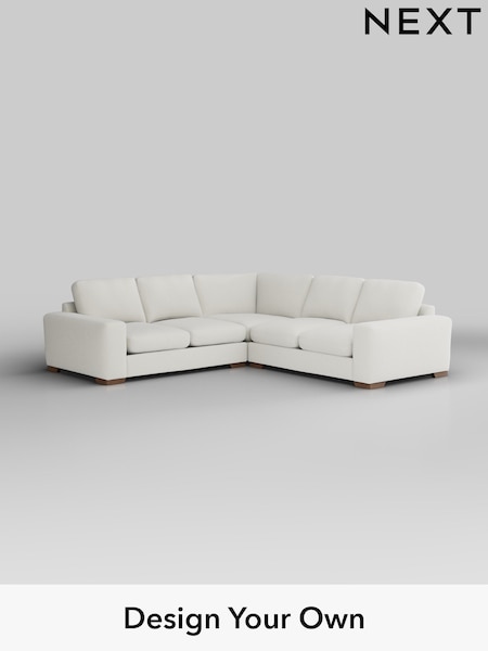 Chunky Texture/Oyster Houghton Deep Relaxed Sit (W42605) | £2,825