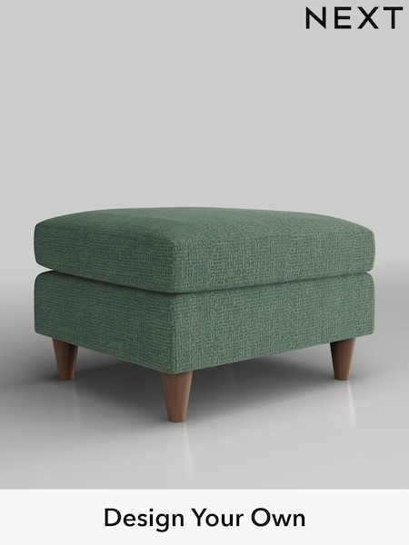 Chunky Texture/Mid Forest Green Elliot Highback (W42607) | £350