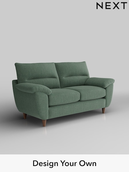 Chunky Texture/Mid Forest Green Elliot Highback (W42607) | £1,075