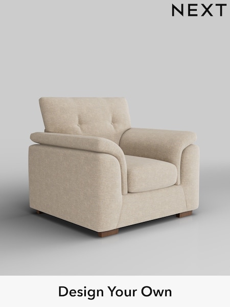Chunky Weave/Cream Hayden Buttoned Back (W42617) | £750