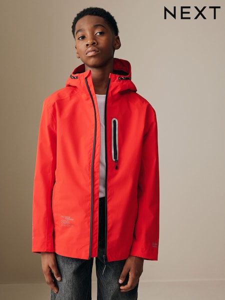 Red Waterproof Anorak Jacket (3-16yrs) (W42639) | £26 - £36