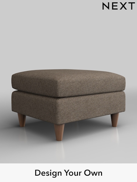 Chunky Weave/Dark Natural Elliot Highback (W42644) | £350