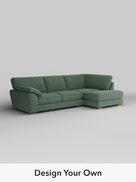 Chunky Texture/Mid Forest Green Stamford Grand Relaxed Sit (W42649) | £2,525