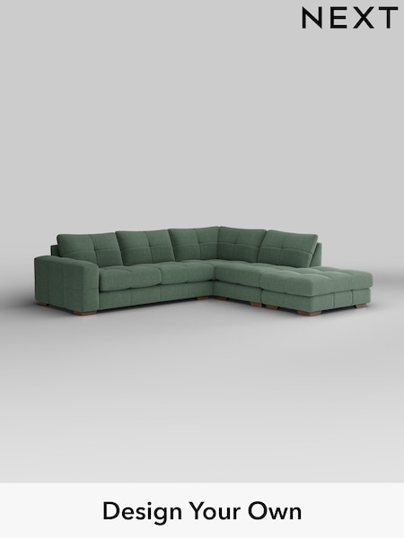 Chunky Texture/Mid Forest Green Brooke Deep Sit (W42652) | £2,825