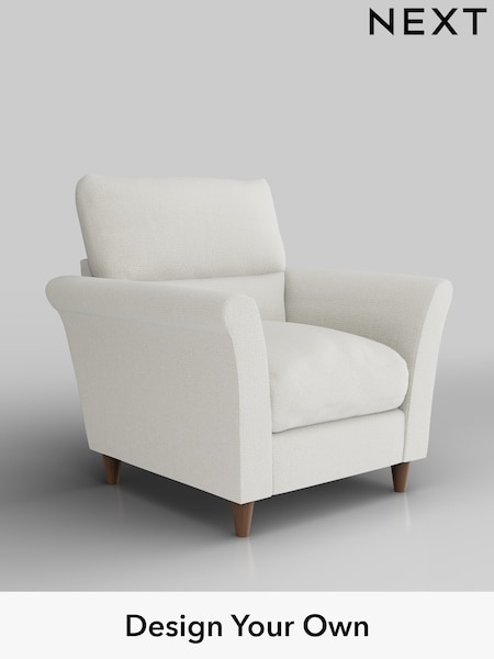 Chunky Texture/Oyster Hartley Highback Relaxed Sit (W42664) | £875