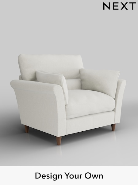Chunky Texture/Oyster Hartley Highback Relaxed Sit (W42664) | £975
