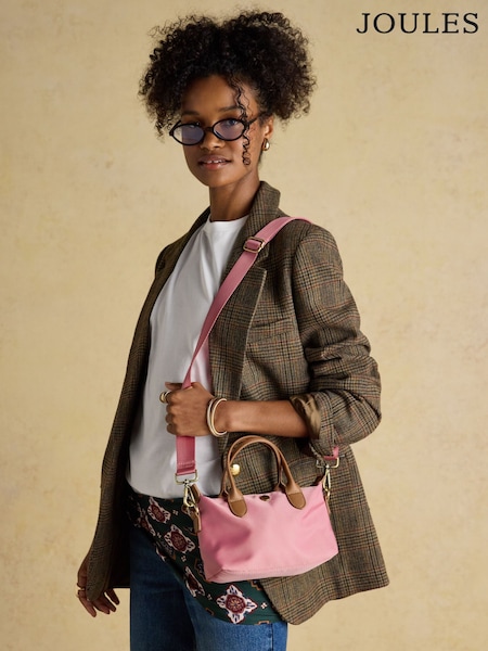 Joules Edie Pink Cross Body Bag (W42666) | £29