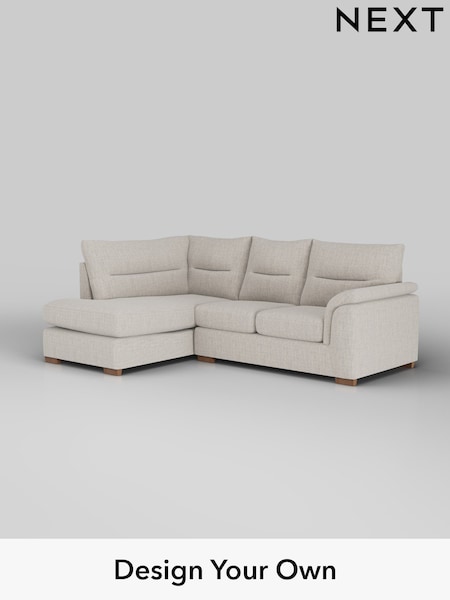 Chunky Weave/Dove Grey Hayden Highback (W42683) | £1,825
