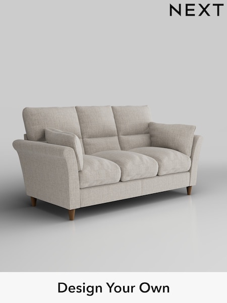 Chunky Weave/Dove Grey Hartley Highback Relaxed Sit (W42687) | £1,325