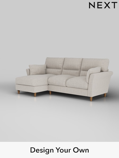 Chunky Weave/Dove Grey Hartley Highback Relaxed Sit (W42687) | £1,950