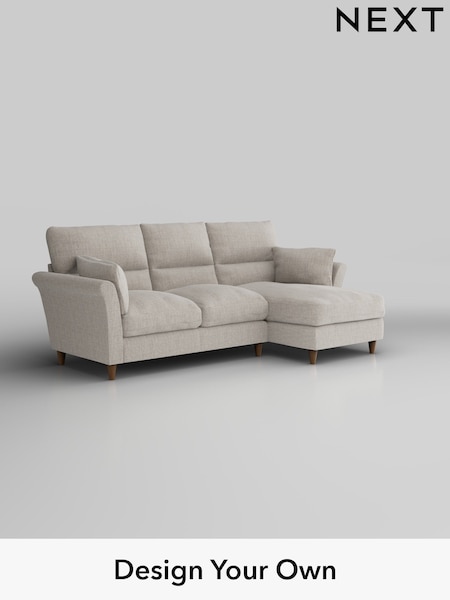 Chunky Weave/Dove Grey Hartley Highback Relaxed Sit (W42687) | £1,950