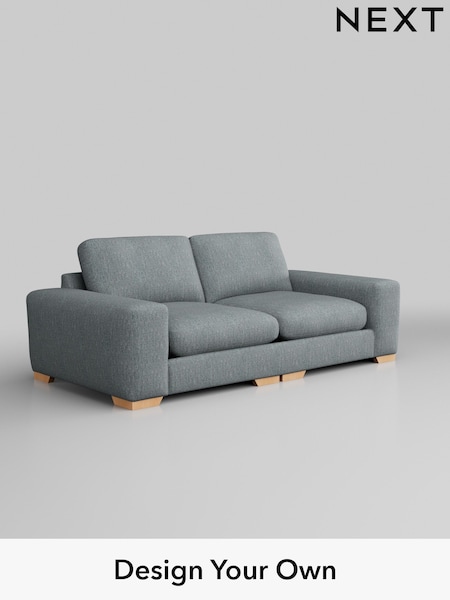 Chunky Weave/Mid Blue Houghton Deep Relaxed Sit (W42695) | £1,525