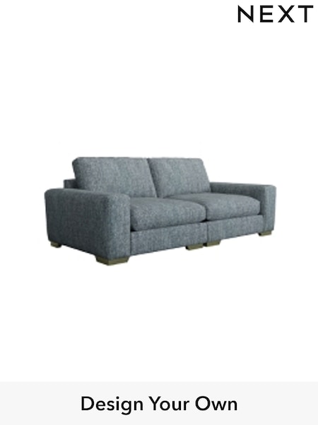 Chunky Weave/Mid Blue Houghton Deep Relaxed Sit (W42695) | £1,525