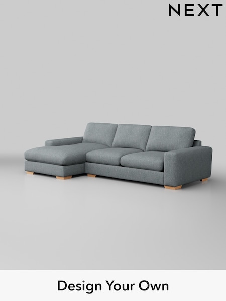 Chunky Weave/Mid Blue Houghton Deep Relaxed Sit (W42695) | £2,325