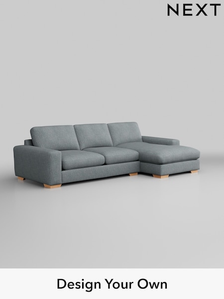 Chunky Weave/Mid Blue Houghton Deep Relaxed Sit (W42695) | £2,325
