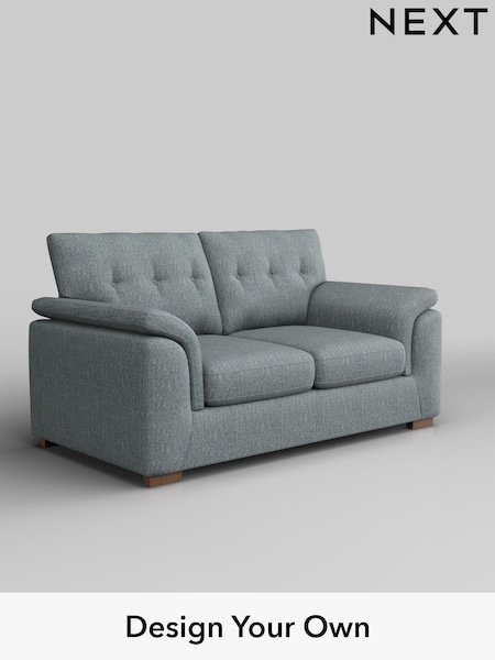 Chunky Weave/Mid Blue Hayden Buttoned Back (W42699) | £1,125