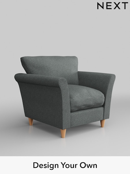 Chunky Weave/Mid Grey Hartley Relaxed Sit (W42709) | £825