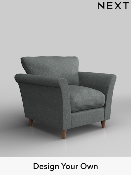 Chunky Weave/Mid Grey Hartley Relaxed Sit (W42709) | £825
