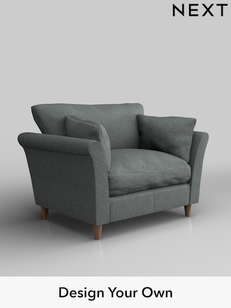 Chunky Weave/Mid Grey Hartley Relaxed Sit (W42709) | £925