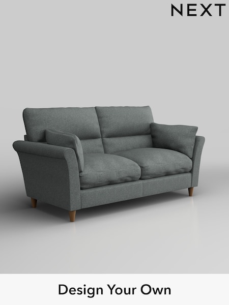 Chunky Weave/Mid Grey Hartley Highback Relaxed Sit (W42710) | £1,325