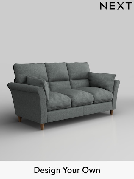 Chunky Weave/Mid Grey Hartley Highback Relaxed Sit (W42710) | £1,325