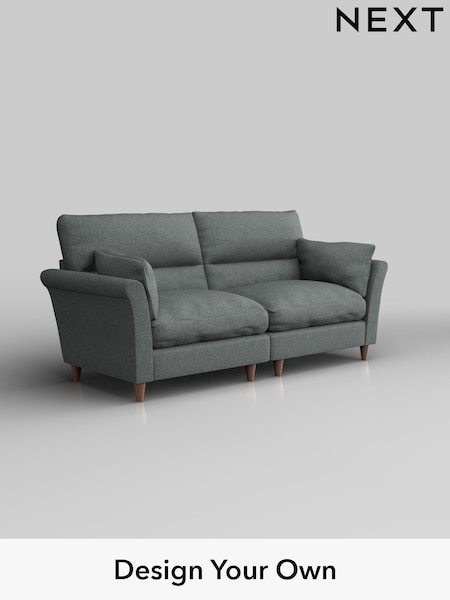 Chunky Weave/Mid Grey Hartley Highback Relaxed Sit (W42710) | £1,425