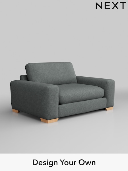 Chunky Weave/Mid Grey Houghton Deep Relaxed Sit (W42723) | £1,225