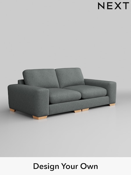 Chunky Weave/Mid Grey Houghton Deep Relaxed Sit (W42723) | £1,525