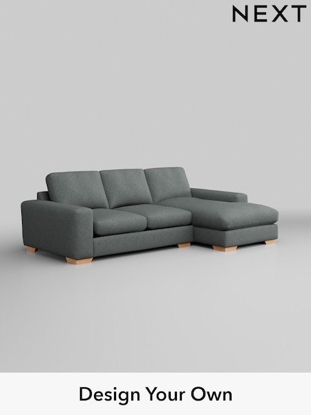 Chunky Weave/Mid Grey Houghton Deep Relaxed Sit (W42723) | £2,125
