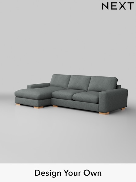 Chunky Weave/Mid Grey Houghton Deep Relaxed Sit (W42723) | £2,325