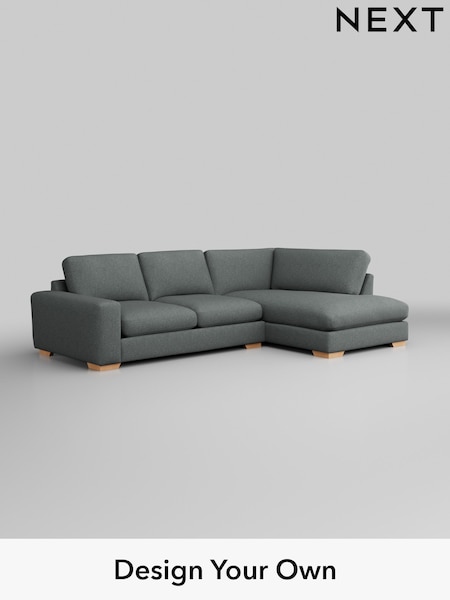 Chunky Weave/Mid Grey Houghton Deep Relaxed Sit (W42723) | £2,250