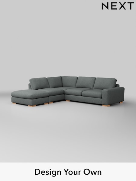 Chunky Weave/Mid Grey Houghton Deep Relaxed Sit (W42723) | £2,675