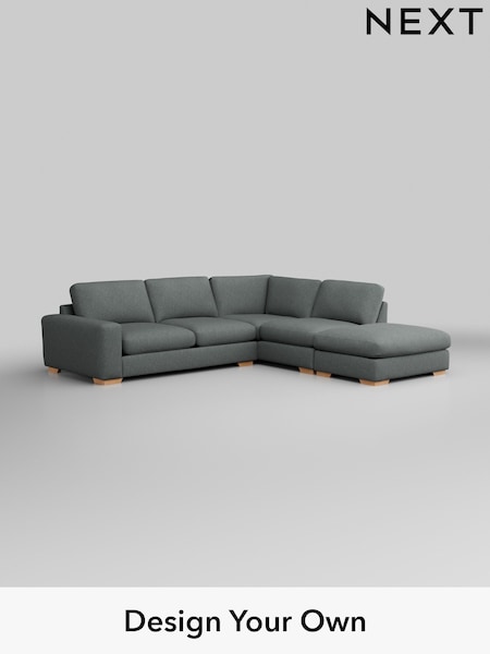 Chunky Weave/Mid Grey Houghton Deep Relaxed Sit (W42723) | £2,675