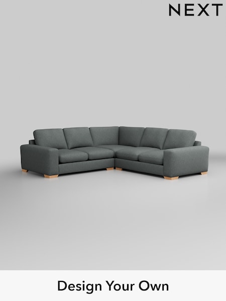 Chunky Weave/Mid Grey Houghton Deep Relaxed Sit (W42723) | £2,825