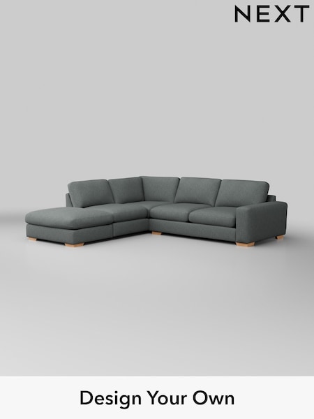 Chunky Weave/Mid Grey Houghton Deep Relaxed Sit (W42723) | £2,625