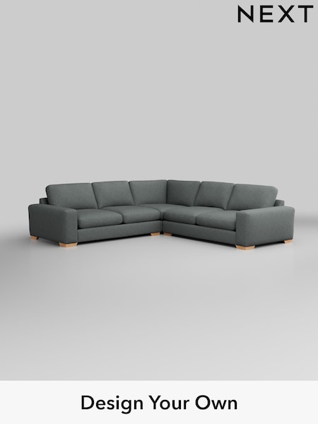 Chunky Weave/Mid Grey Houghton Deep Relaxed Sit (W42723) | £2,925