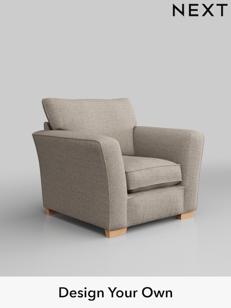 Chunky Weave/Mid Natural Heath Highback (W42727) | £750