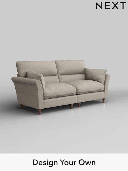 Chunky Weave/Mid Natural Hartley Highback Relaxed Sit (W42730) | £1,425