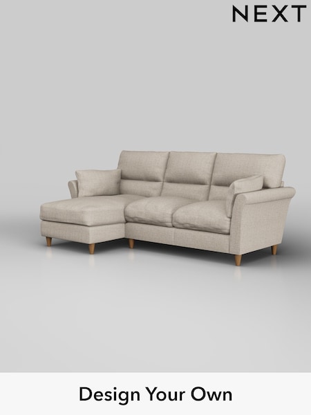Chunky Weave/Mid Natural Hartley Highback Relaxed Sit (W42730) | £1,950