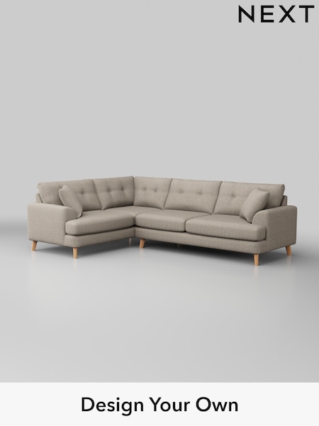 Chunky Weave/Mid Natural Parker Buttoned Back (W42732) | £2,475