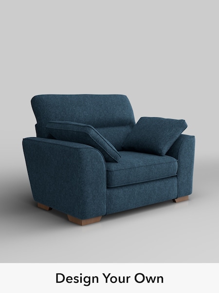 Cotswold Chenille/Dark Blue Stamford Highback (W42763) | £899
