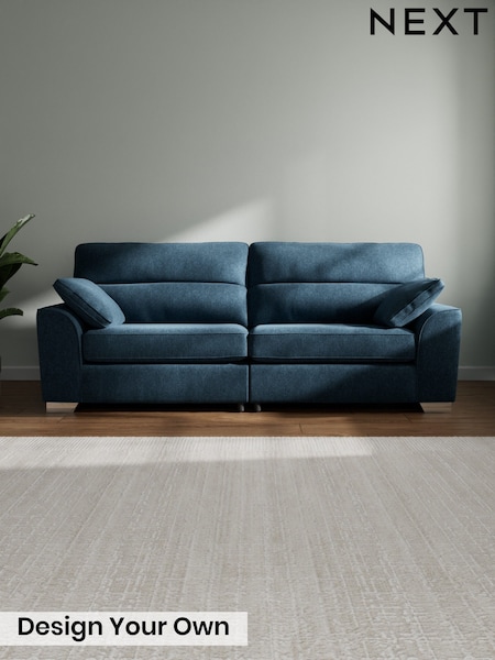 Cotswold Chenille/Dark Blue Stamford Highback (W42763) | £1,399