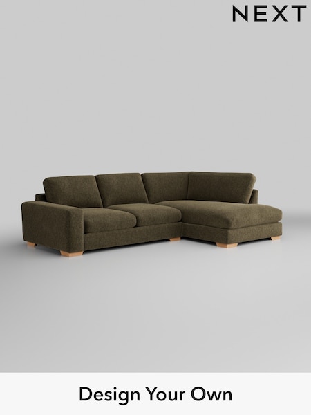 Cotswold Chenille/Dark Green Houghton Deep Relaxed Sit (W42774) | £2,250