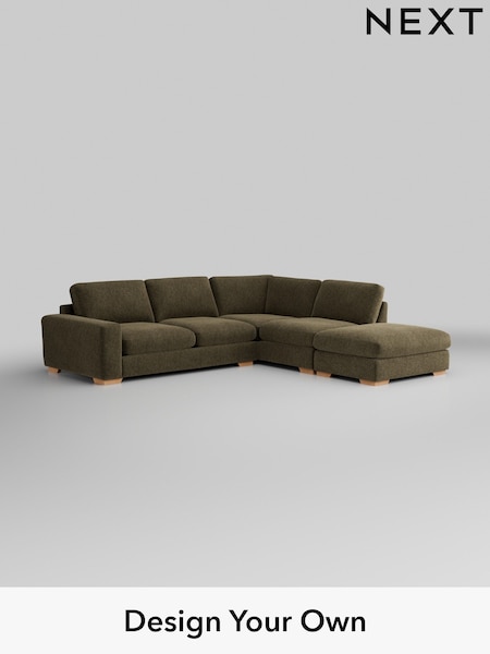 Cotswold Chenille/Dark Green Houghton Deep Relaxed Sit (W42774) | £2,675