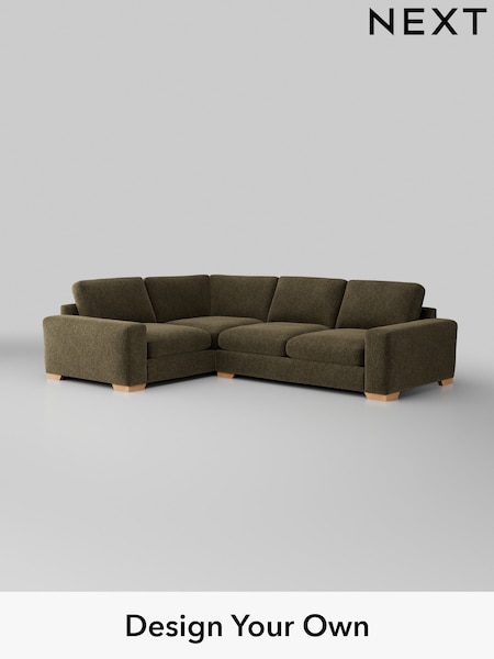 Cotswold Chenille/Dark Green Houghton Deep Relaxed Sit (W42774) | £2,625