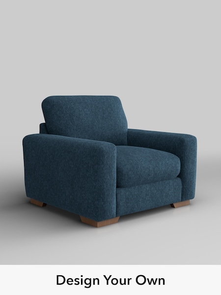 Cotswold Chenille/Dark Blue Houghton Deep Relaxed Sit (W42780) | £925