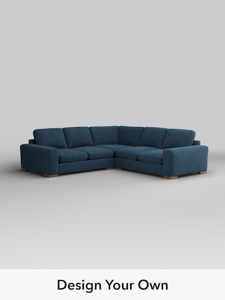 Cotswold Chenille/Dark Blue Houghton Deep Relaxed Sit (W42780) | £2,825