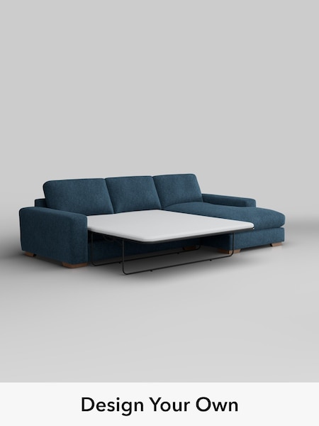 Cotswold Chenille/Dark Blue Houghton Deep Relaxed Sit (W42780) | £2,825