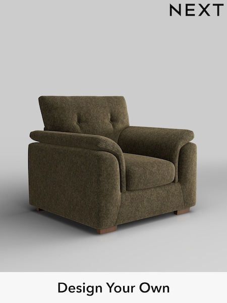 Cotswold Chenille/Dark Green Hayden Buttoned Back (W42784) | £750
